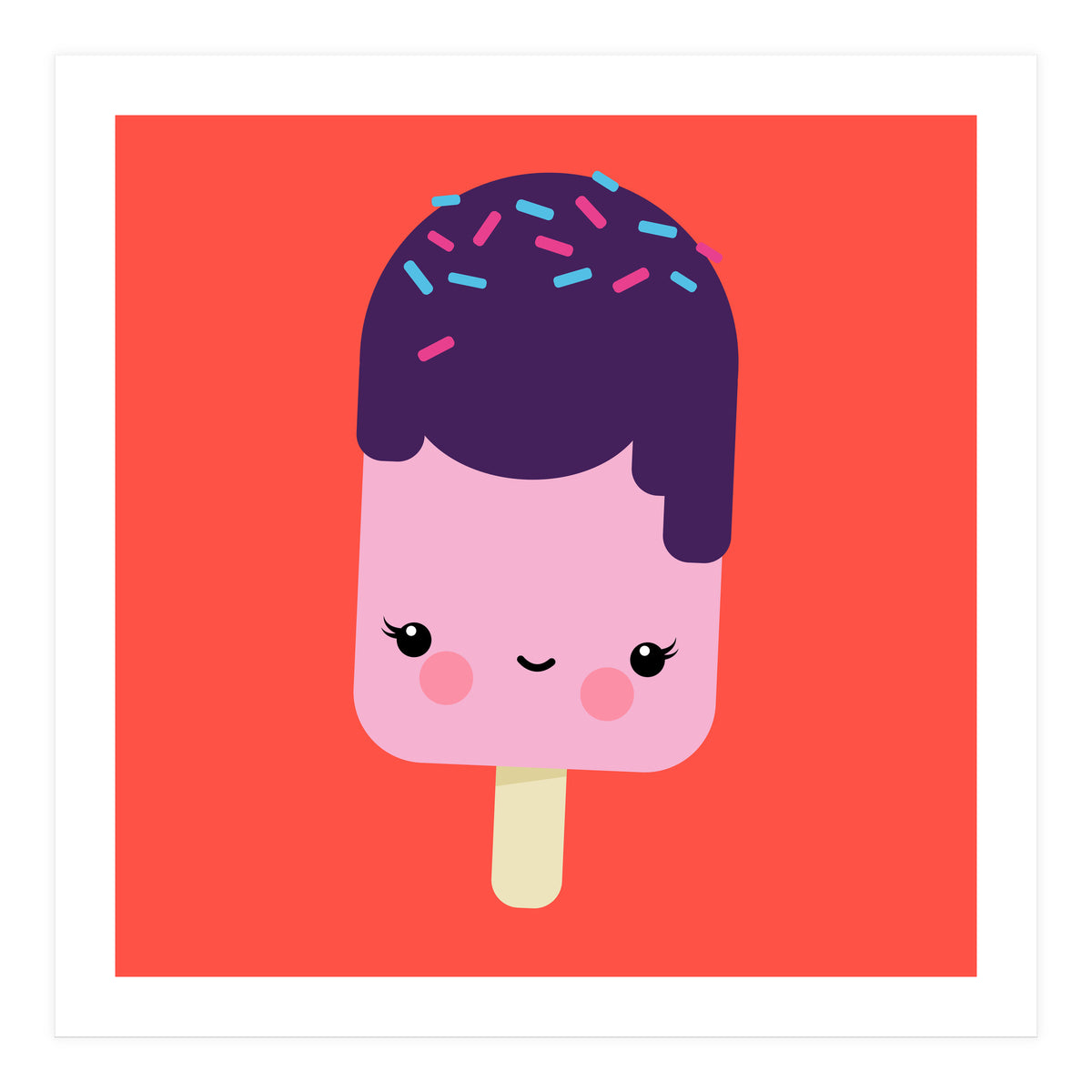 Sweet Kawaii Ice Cream (Print Only)