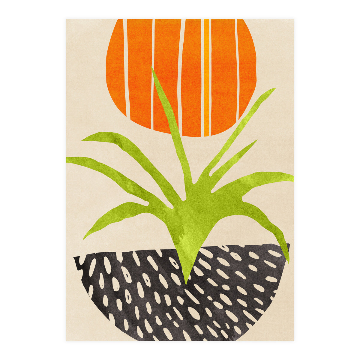 Sunny Houseplant (Print Only)