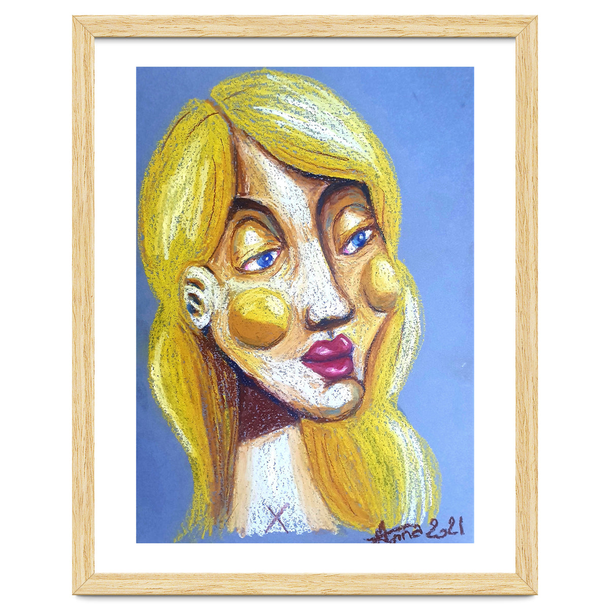 Blond Girl looking left