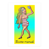 Chica Selfie 3d 2 (Print Only) thumbnail