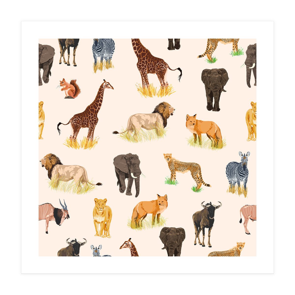 Animal Pattern (Print Only)