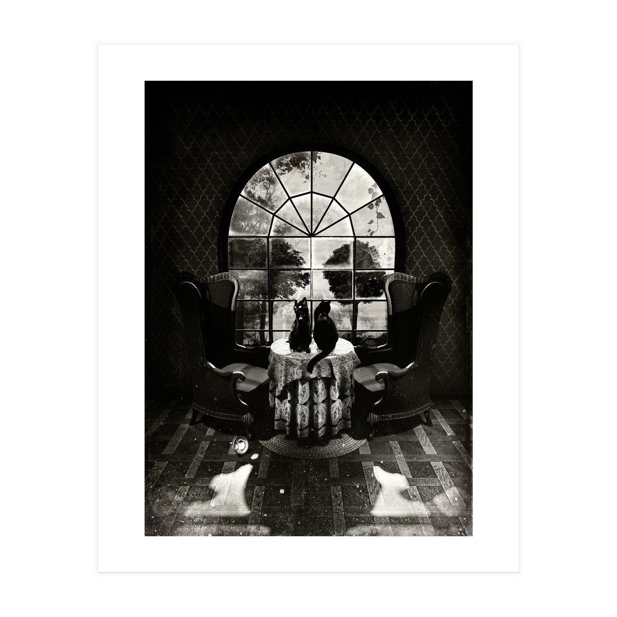 Room Skull Bw (Print Only)