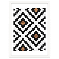 Urban Tribal Pattern No.16 - Aztec - Concrete and Wood