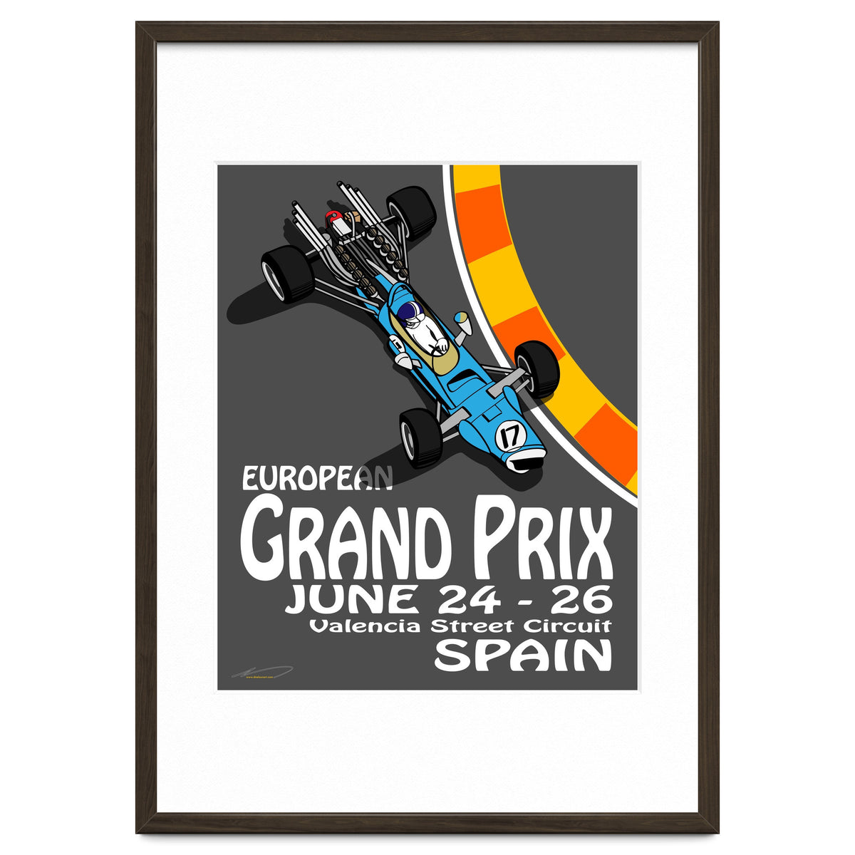 European Grand Prix poster