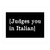Judges You In Italian (Print Only) thumbnail