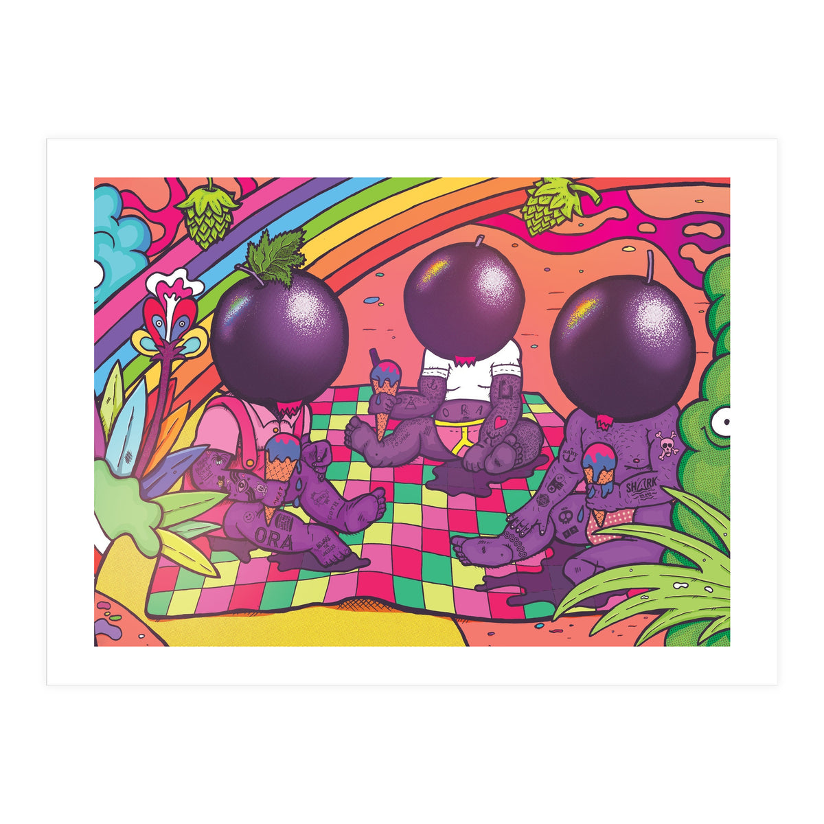 Blackcurrant Sor-Bae Fruited Sour Beer 4.5% Abbeydale x ORA Brewery (Print Only)