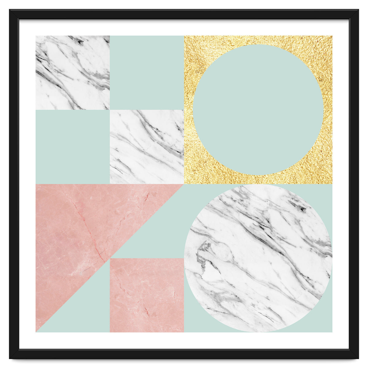 Marble and gold I