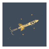 Rocket & Stars (Print Only)