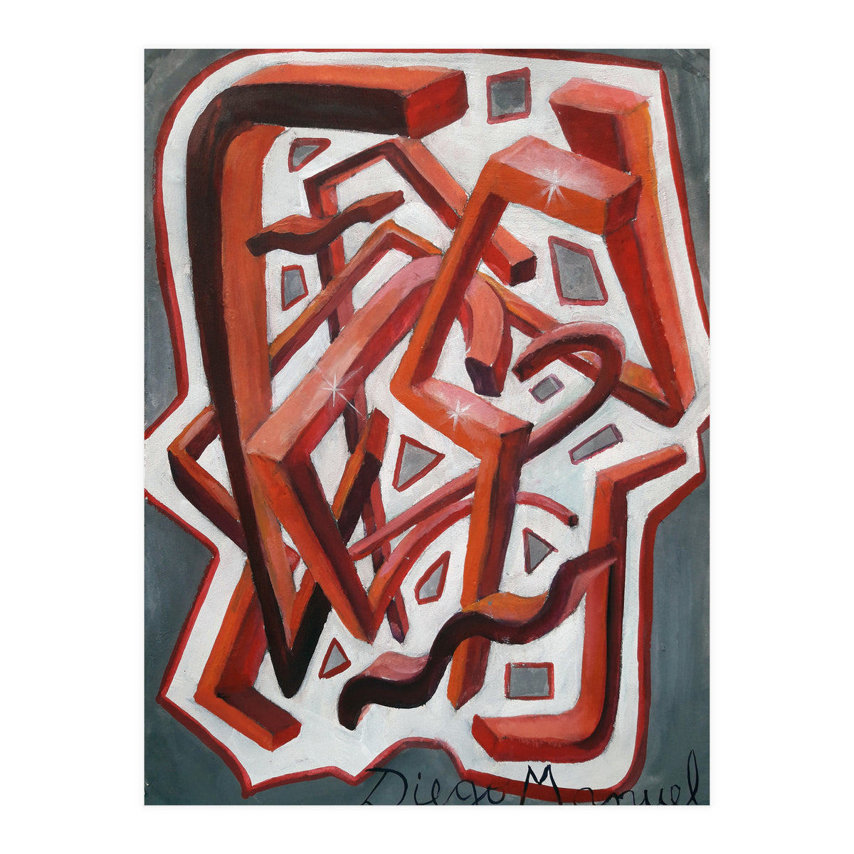 Formas En El Espacio 33 (Print Only)