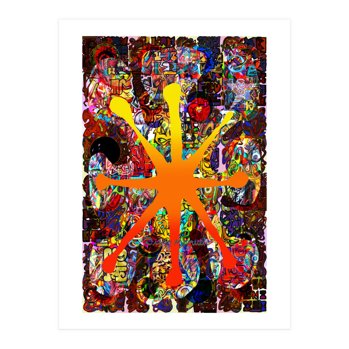 Fuego Y Graffiti 73 (Print Only)