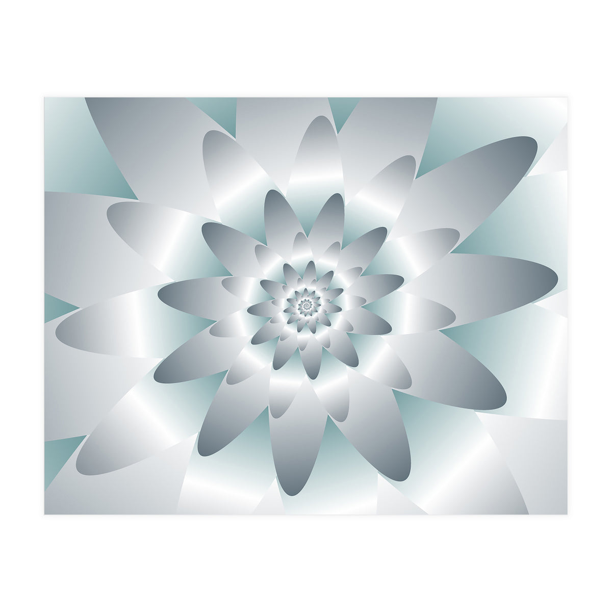 Swirl Flower Pattern  (Print Only)