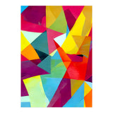 The Abstract Bohemian, Contemporary Geometric Shapes Painting, Eclectic Colorful Maximalist Modern (Print Only) thumbnail