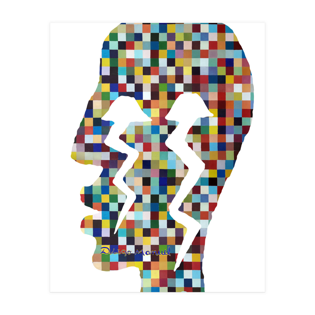 Perfil Con Rayos 11  (Print Only)