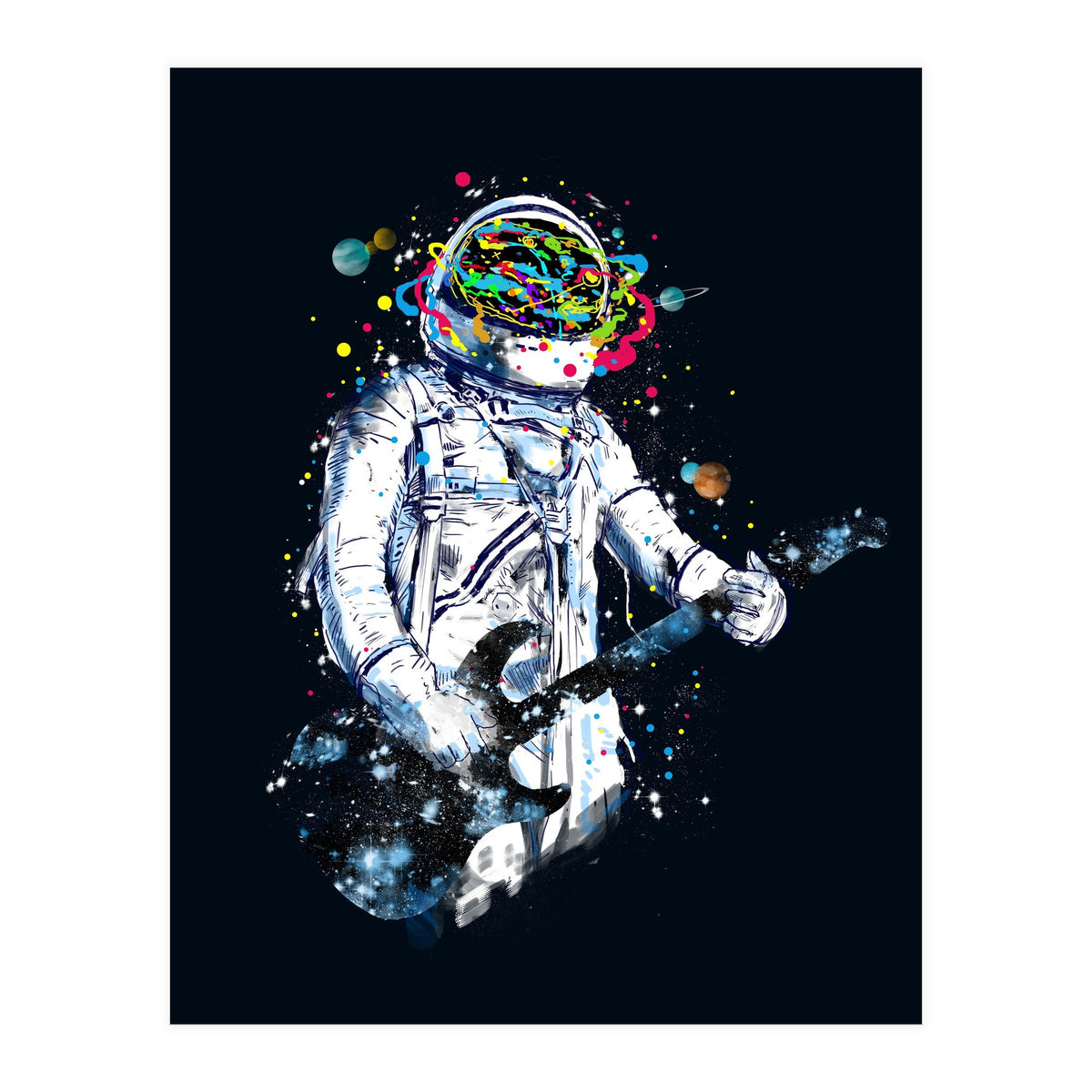 Space Guitar (Print Only)