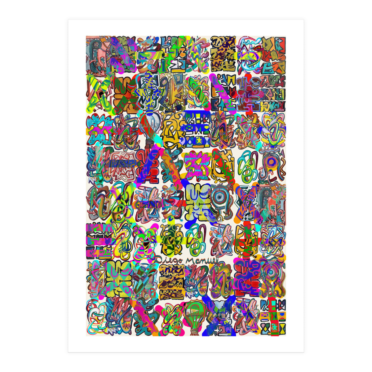 Graffitis 2021 Tapiz 101 (Print Only)