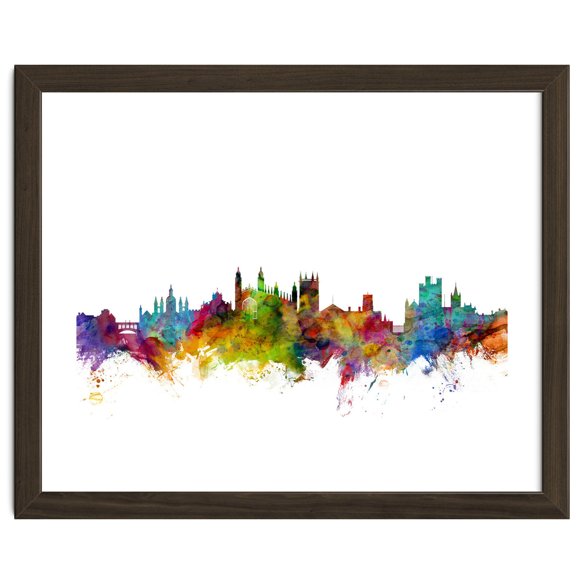 Cambridge England Skyline