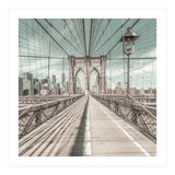 NEW YORK CITY Brooklyn Bridge | urban vintage style (Print Only) thumbnail