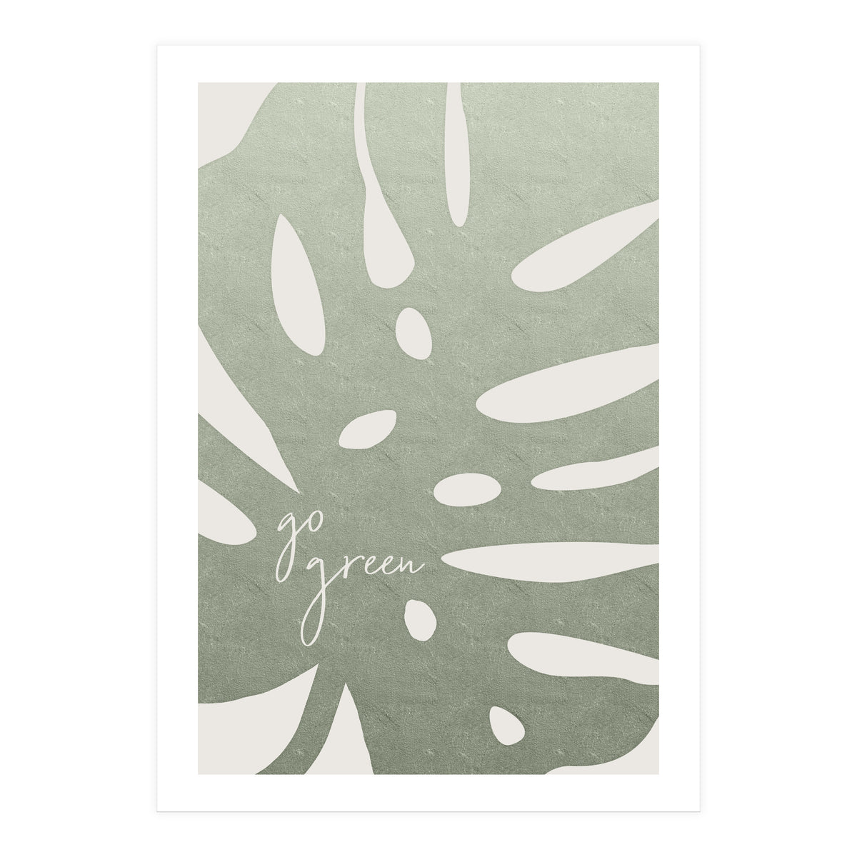 Go green (Print Only)