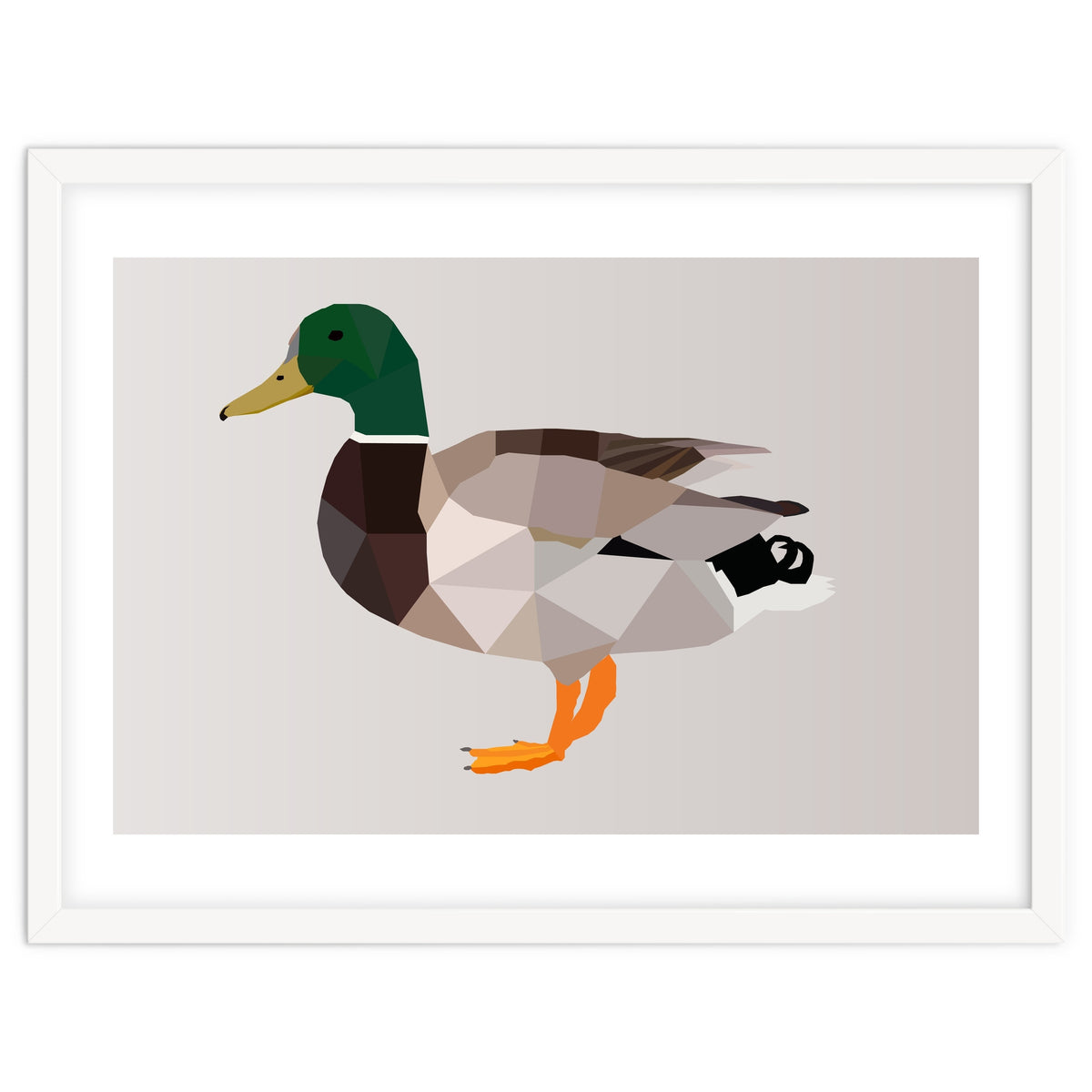 Duck Low Poly Art