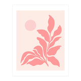 Mid Century Pink Garden (Print Only) thumbnail