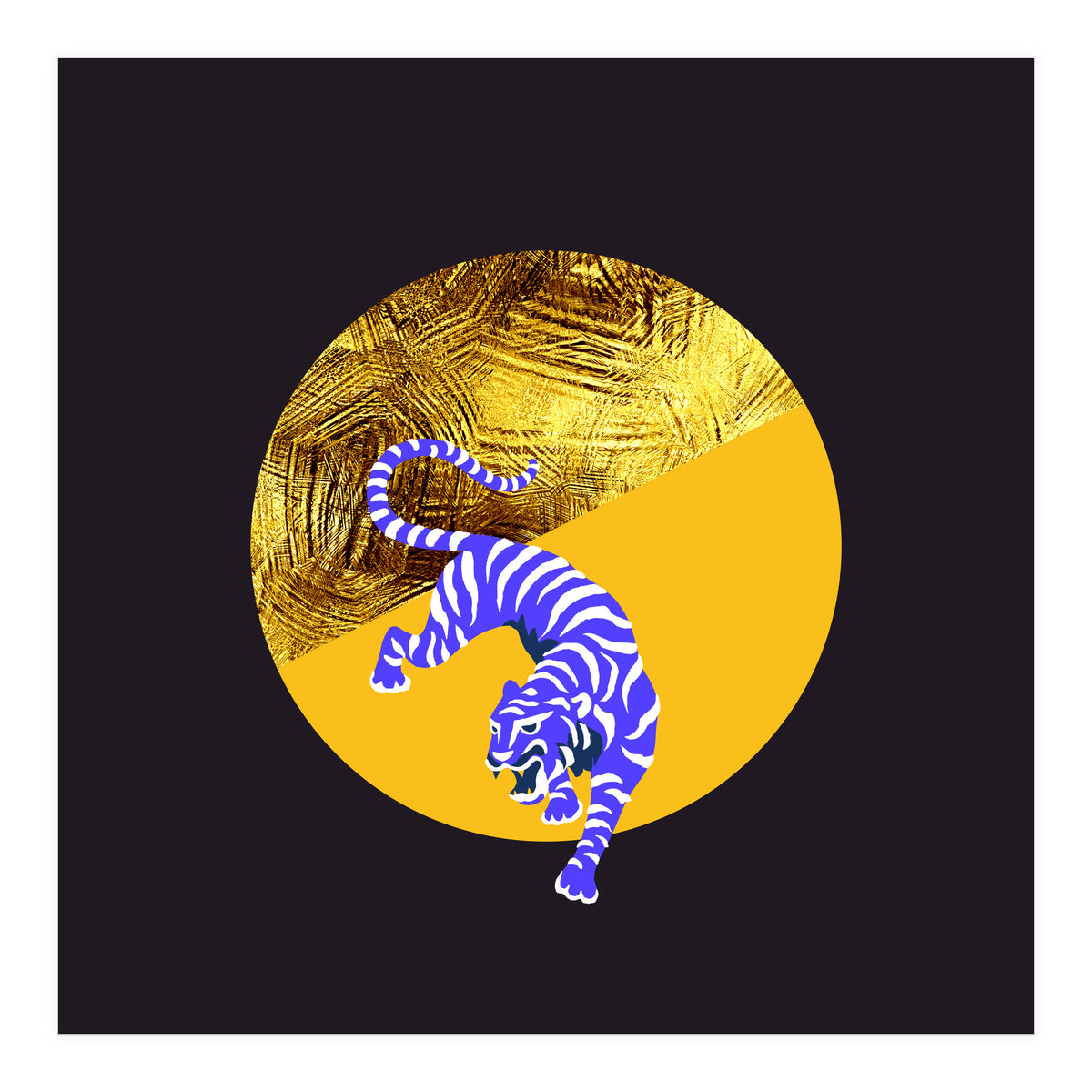 blue tiger (Print Only)