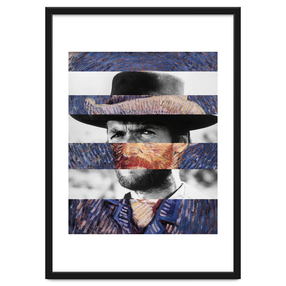 Van Gogh's Self Portrait & Clint Eastwood