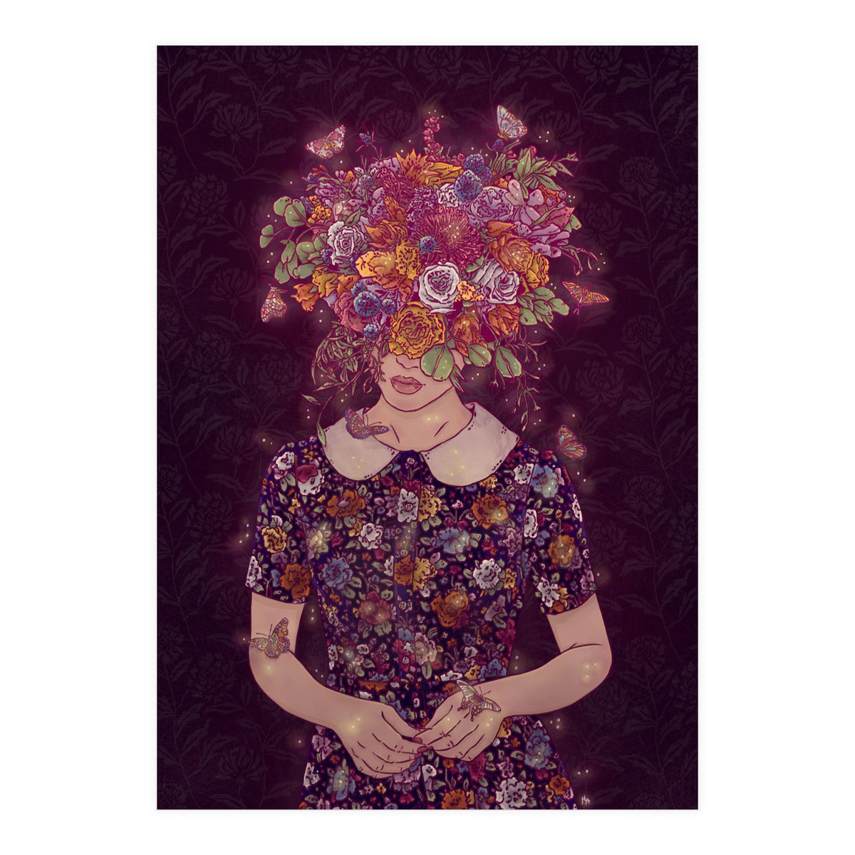 Shy Lady (Print Only)