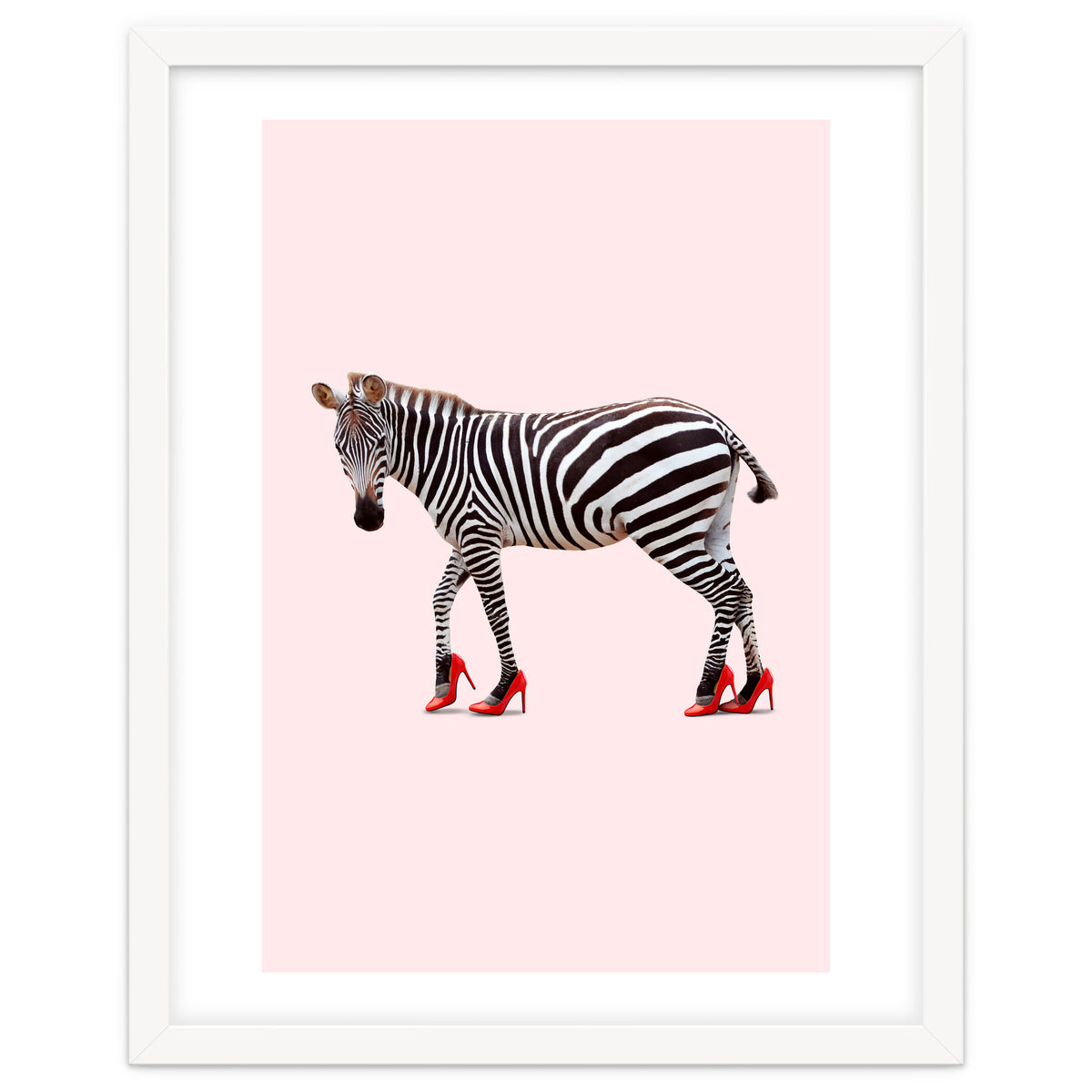 Zebra Heels
