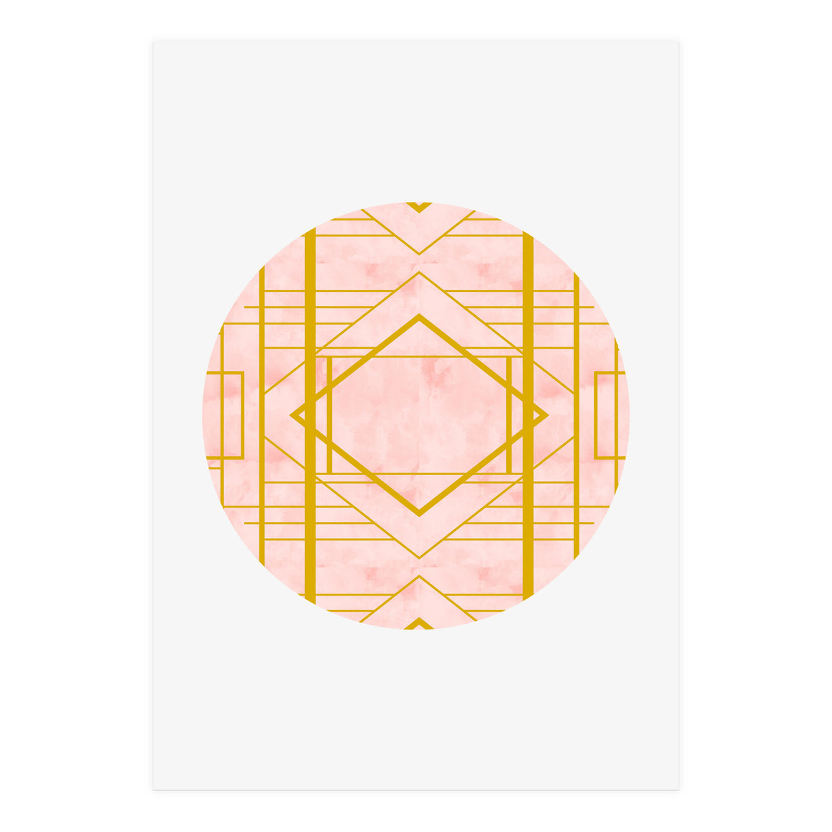 Art Deco Blush (Print Only)