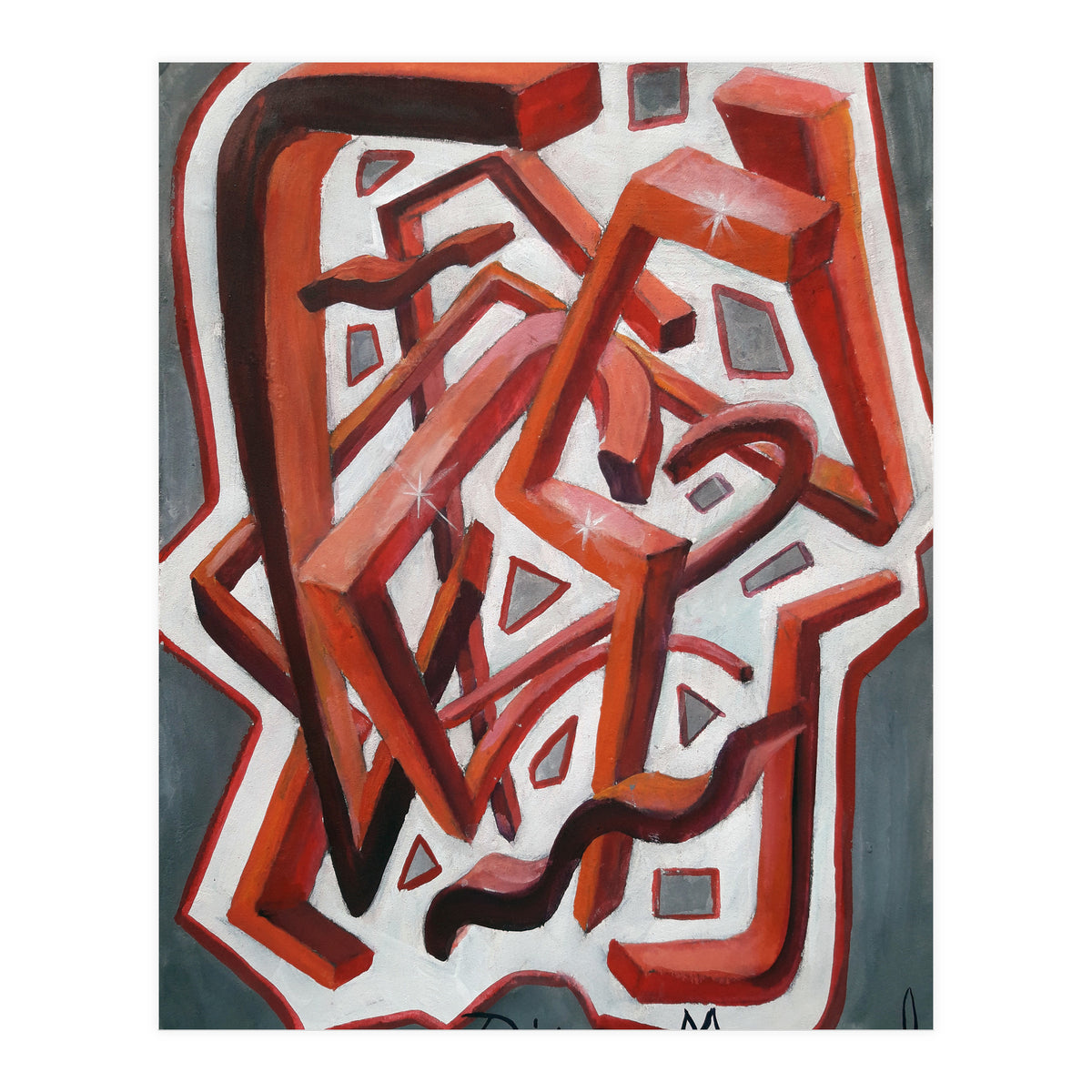 Formas En El Espacio 33 (Print Only)