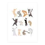 Dancing Cats (Print Only) thumbnail