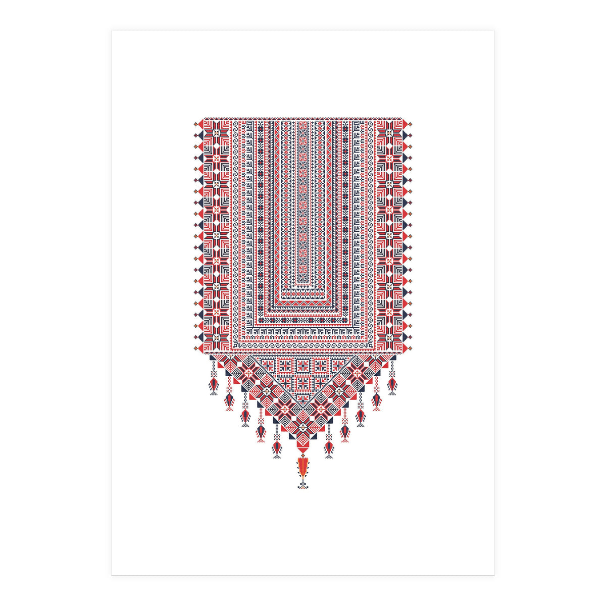 Tatreez Ornament 14 (Print Only)