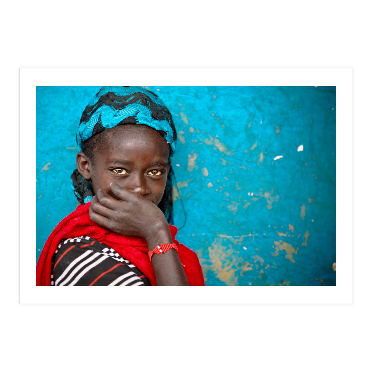 Blue, Red and the Girl (Print Only)