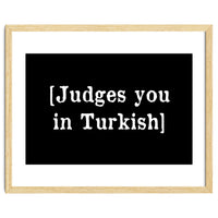 Judges You In Turkish