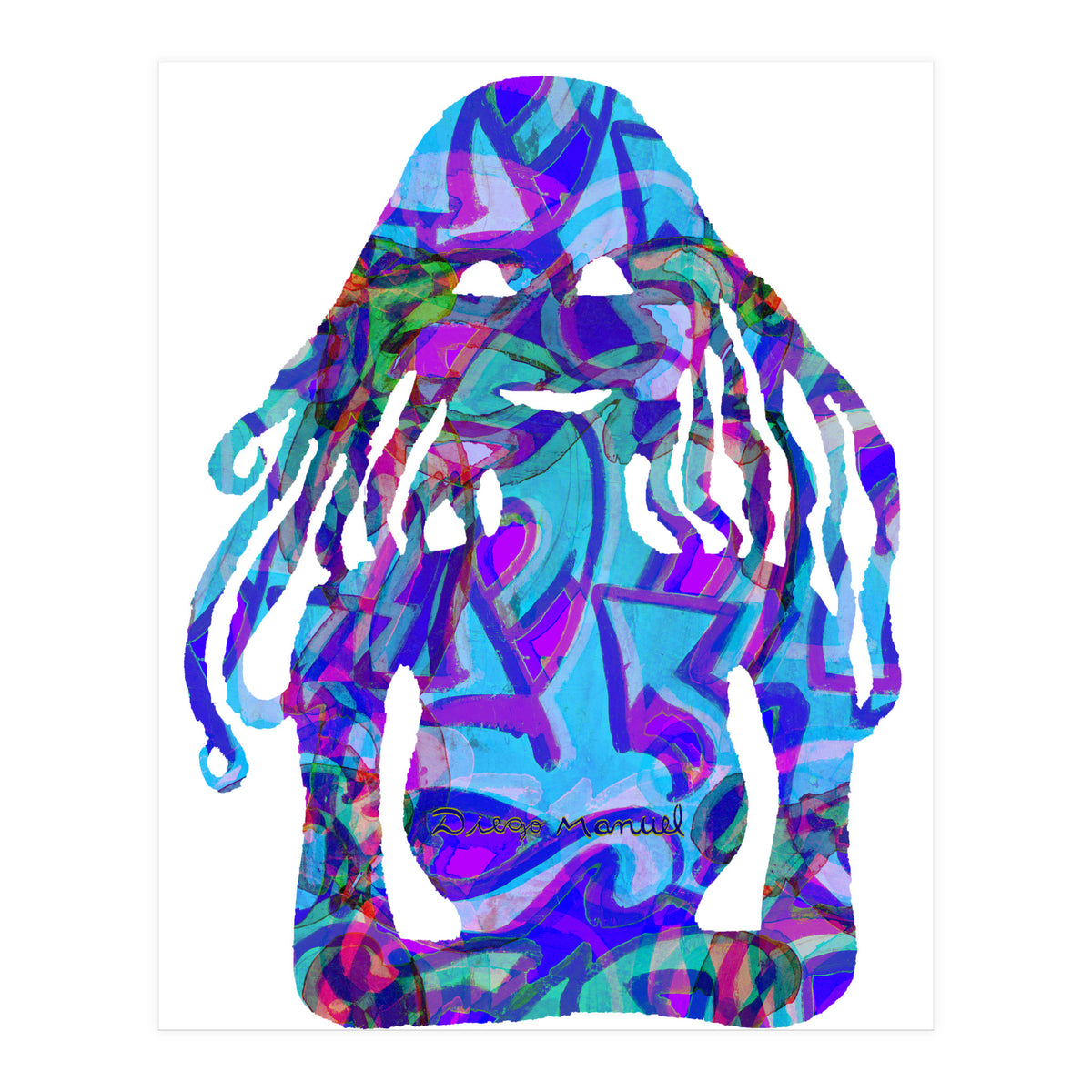 Mujer Digital 4  (Print Only)