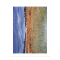 landscape painting watercolor (Print Only)