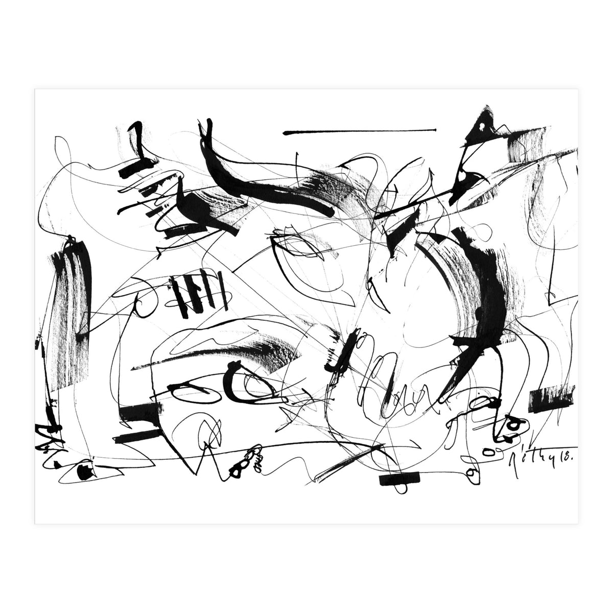 Crushed by a Bull - b&w (Print Only)