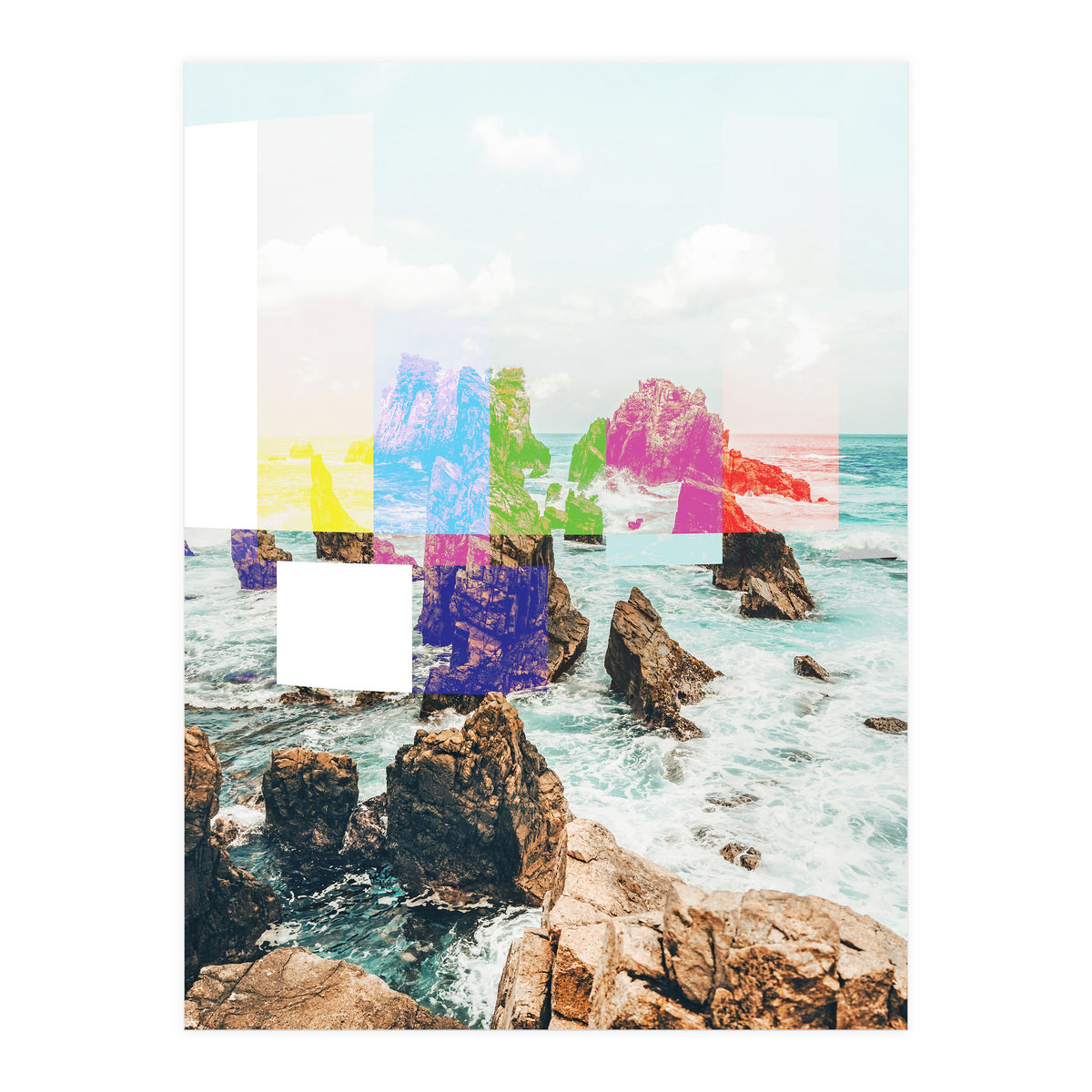 Virtual Sky Glitch (Print Only)