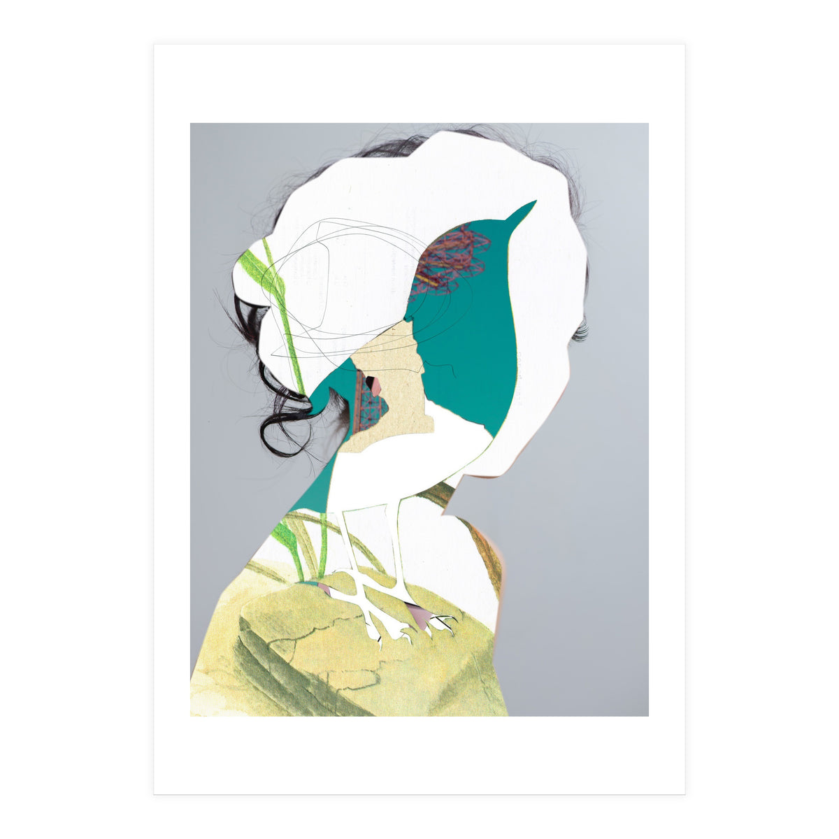 Her Voice Sounds Like A Bird (Print Only)