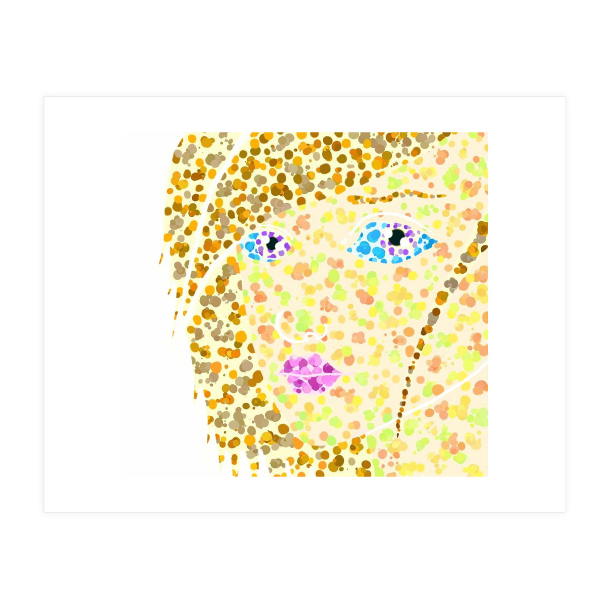 The floral lady (Print Only)