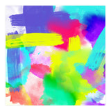 Abstract Stripes Neon Artistic Watercolor Pattern (Print Only) thumbnail