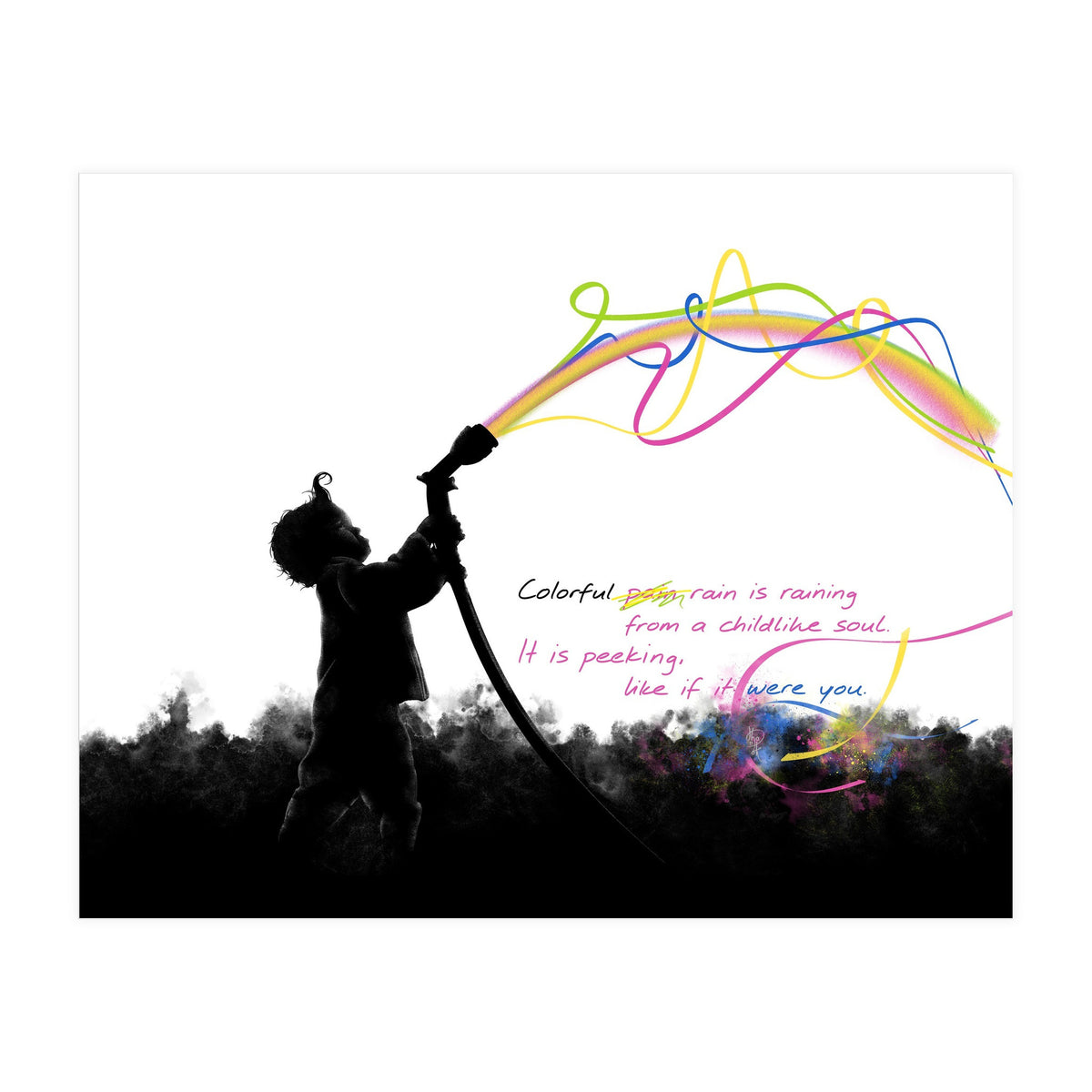 Color Rain (Print Only)