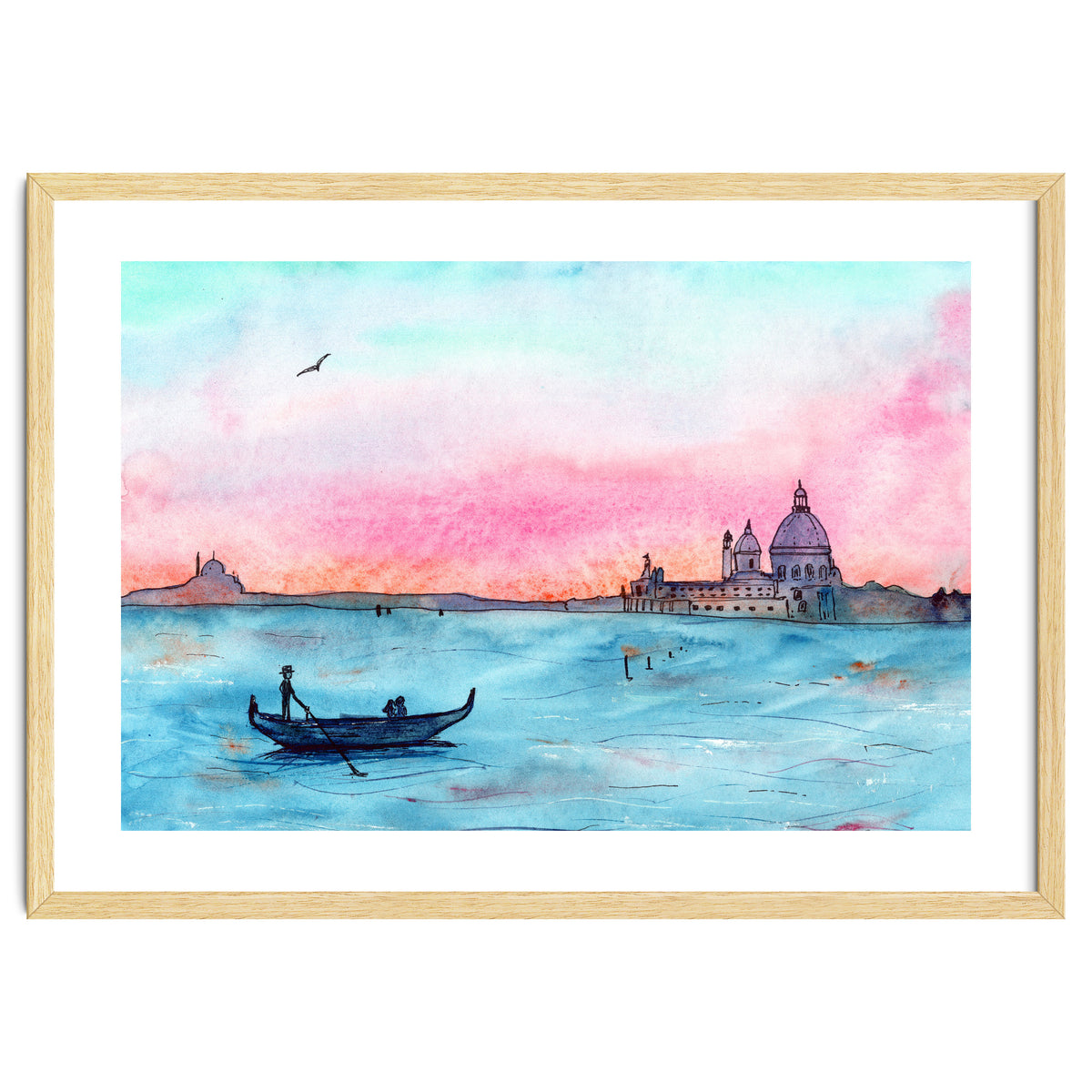 Sunset in Venice || watercolor