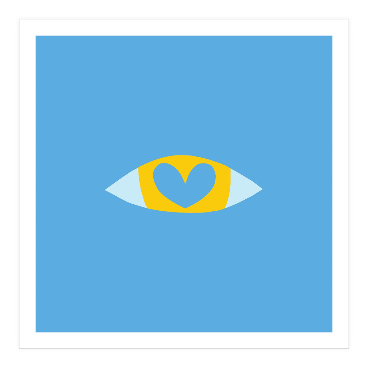 Heart Eye - BLUE (Print Only)