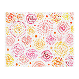 Abstract fireworks pattern in yellow and red (Print Only) thumbnail