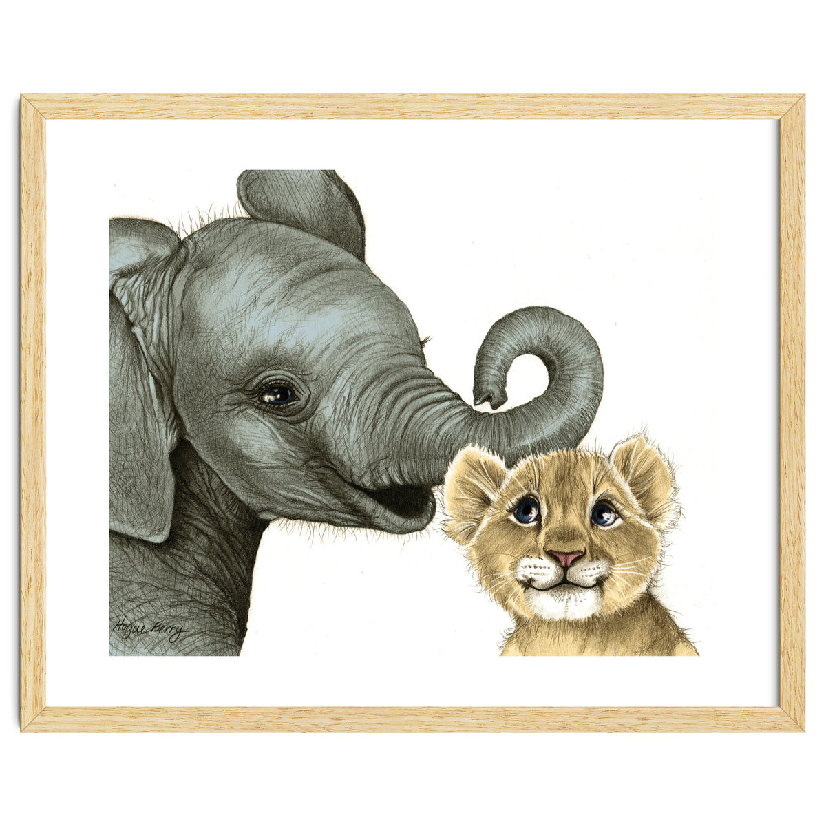 Best Friends, Elephant and Lion