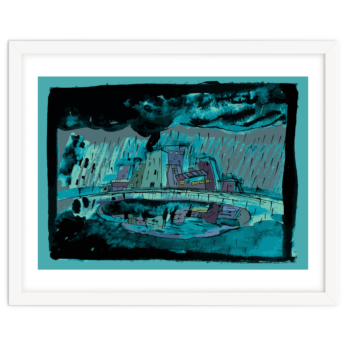 Autumn Rain in the Old City