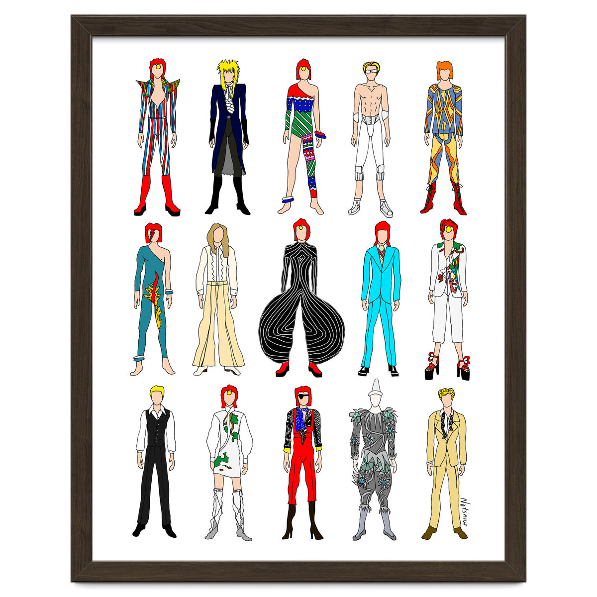 Outfits of Bowie Fashion