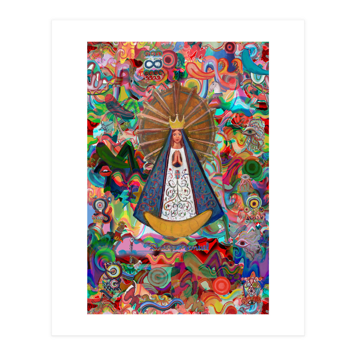 Virgen Y Graffiti 10 (Print Only)