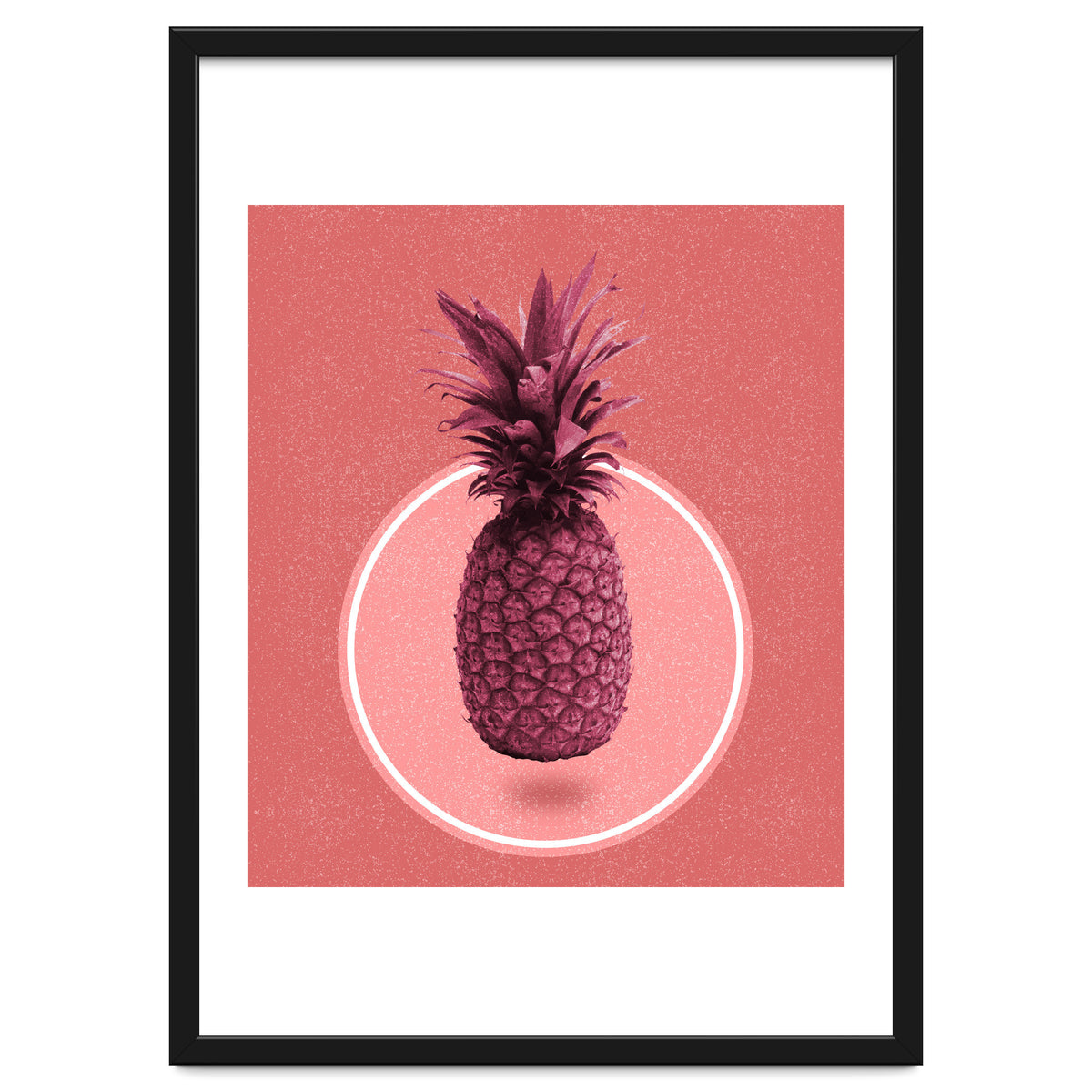 Purple Floating Pineapple